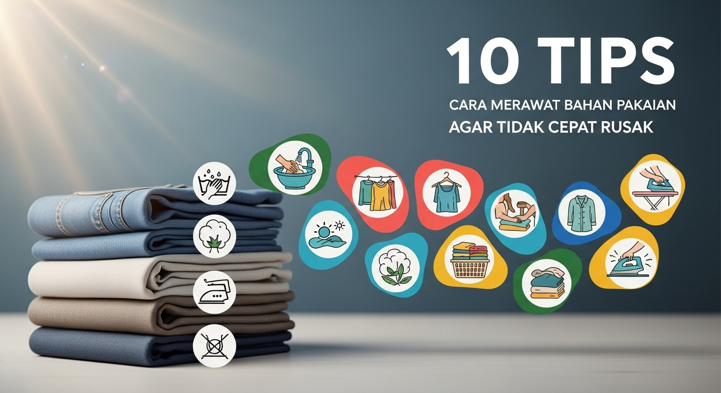 10 Tips cara merawat bahan pakaian agar tidak cepat rusak