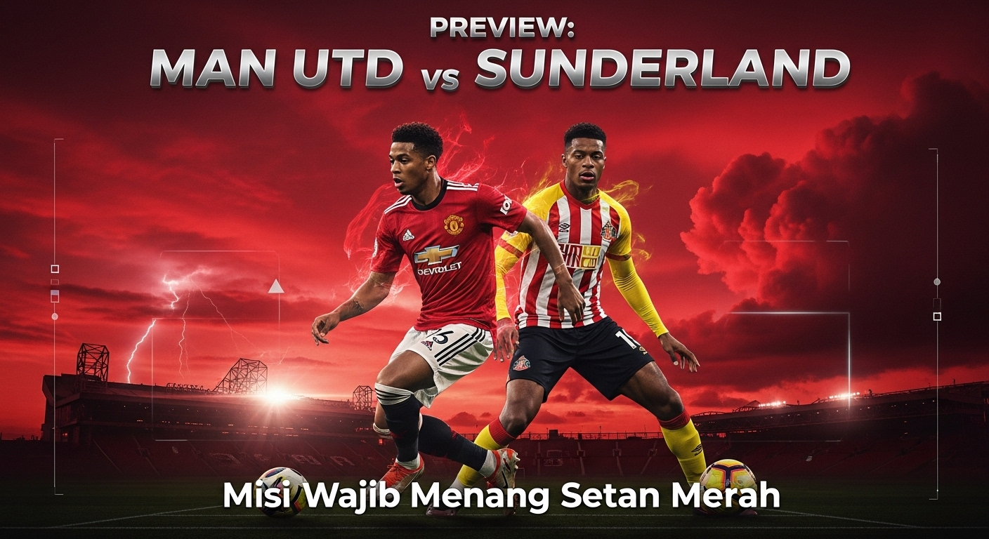 Preview Man Utd vs Sunderland: Misi Wajib Menang Setan Merah