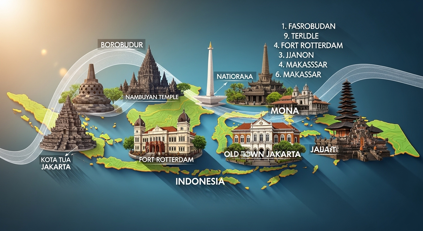 Daftar Tempat Wisata Sejarah di Indonesia yang Menarik