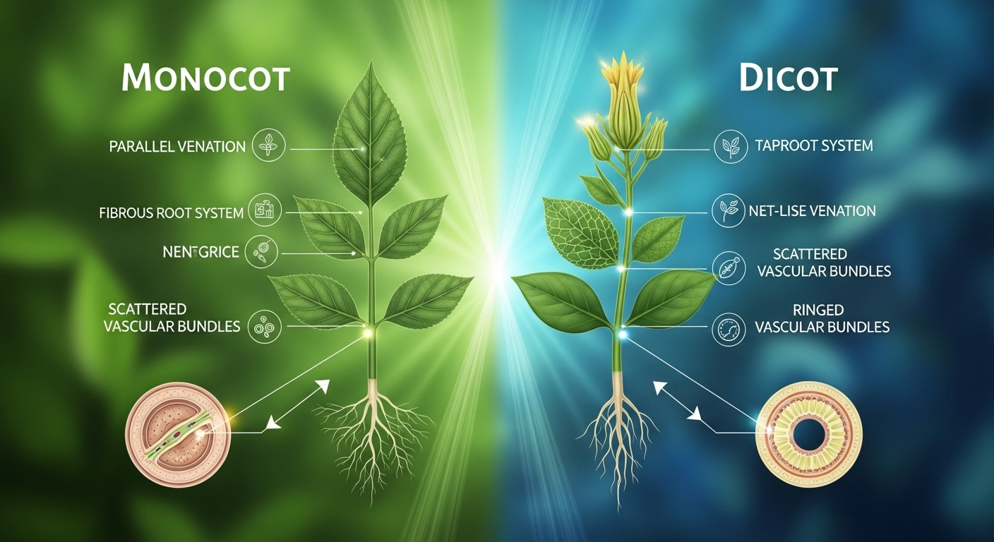 Key Difference Between Monocot and Dicot Plants Explained