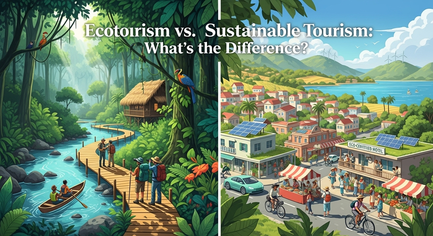 Ecotourism vs. Sustainable Tourism: What’s the Difference?