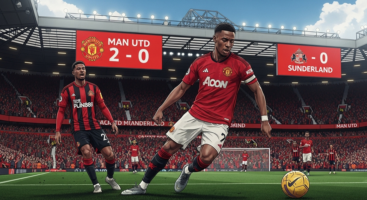 Man Utd vs Sunderland: Setan Merah Amankan Kemenangan 2-0