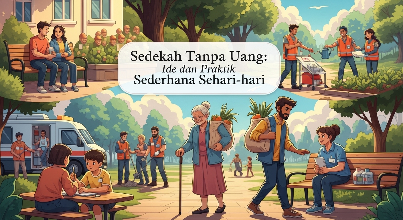 Sedekah Tanpa Uang: Ide dan Praktik Sederhana Sehari-hari