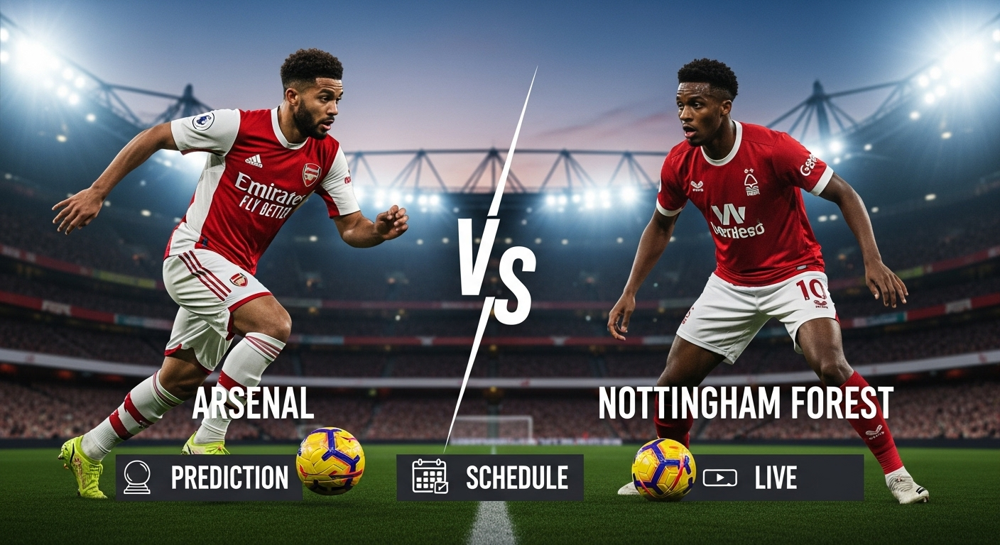 Arsenal vs Nottingham Forest: Prediksi, Jadwal, dan Live