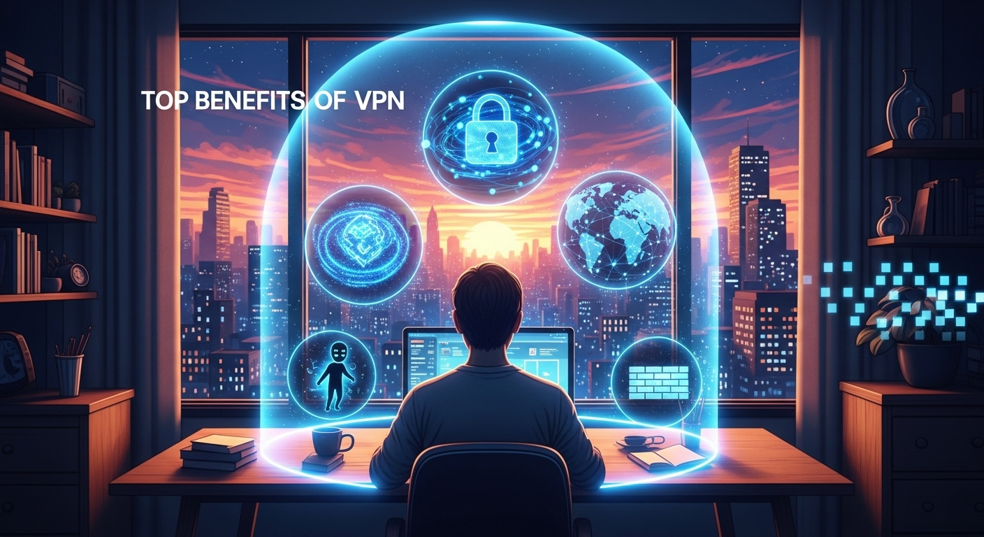 Top benefits of using a VPN at home for security and privacy