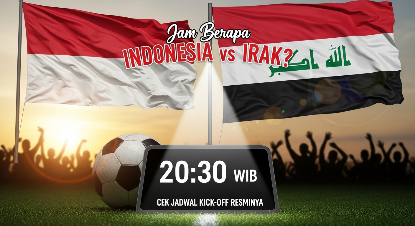 Jam Berapa Indonesia vs Irak? Cek Jadwal Kick-Off Resminya