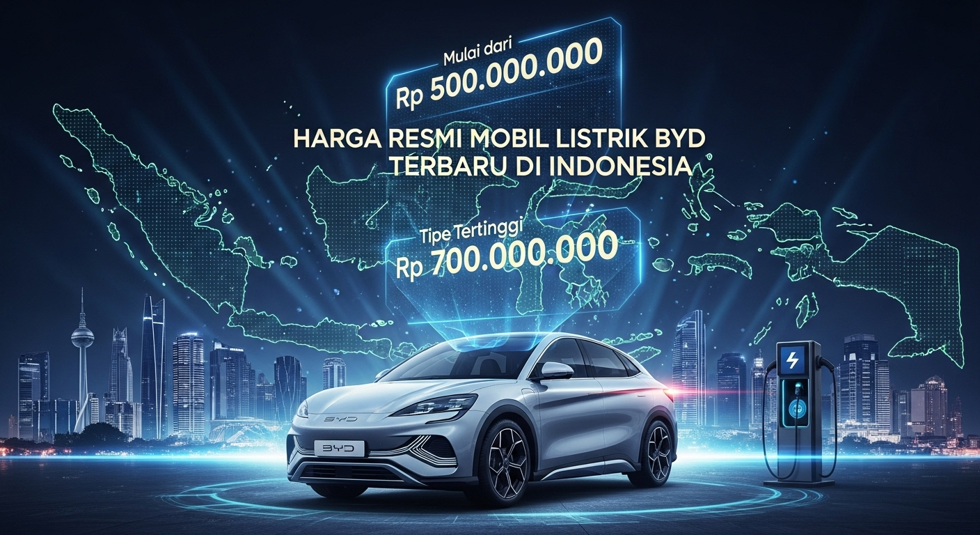 Harga Resmi Mobil Listrik BYD Terbaru di Indonesia