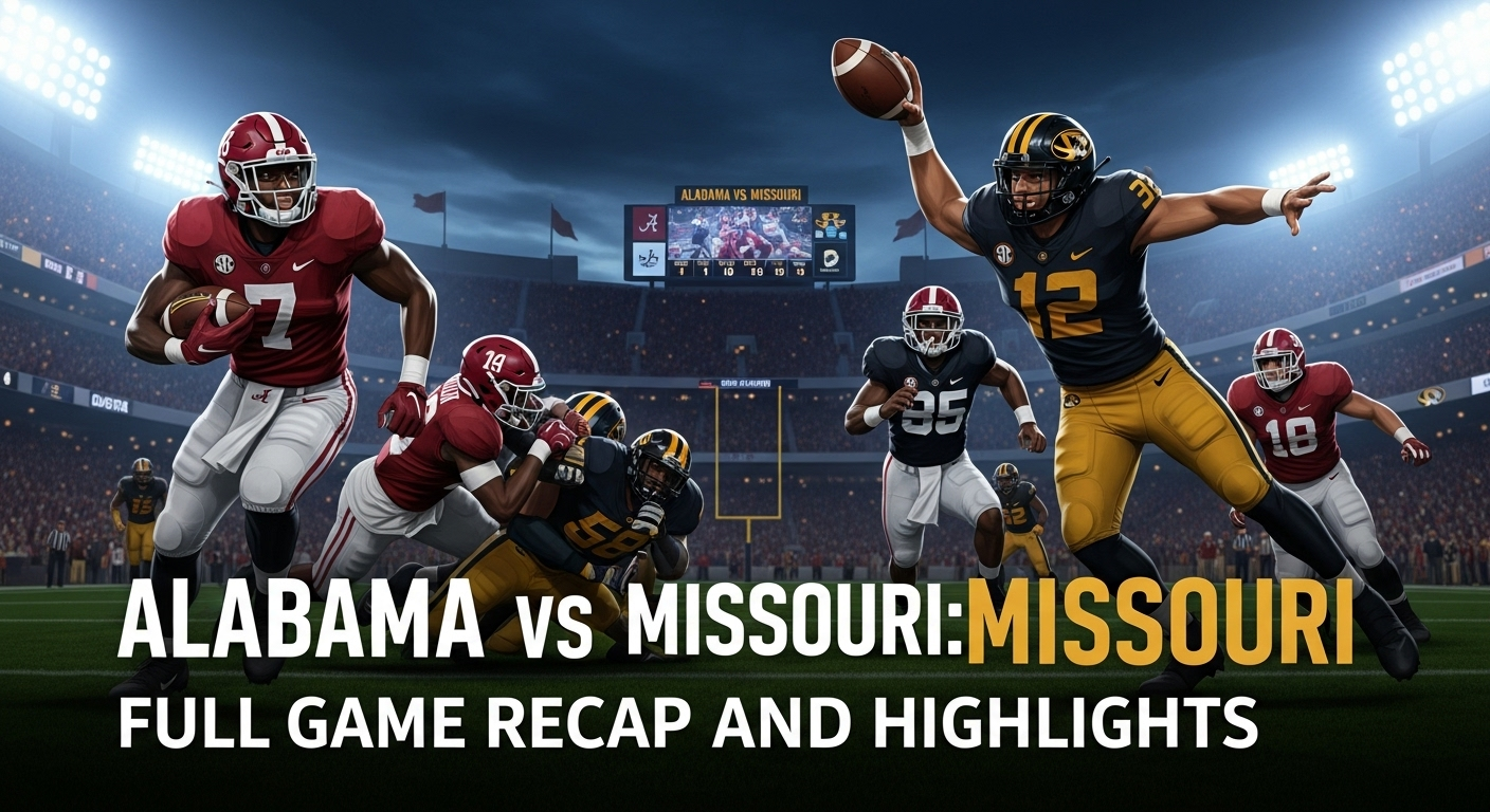 Alabama vs Missouri: Full Game Recap and Highlights