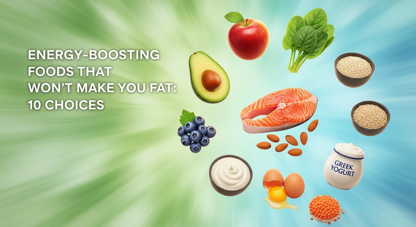 Makanan penambah energi yang tidak bikin gemuk: 10 pilihan