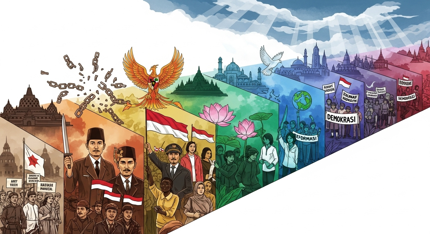 Sejarah Gerakan Sosial Indonesia yang Mengubah Bangsa