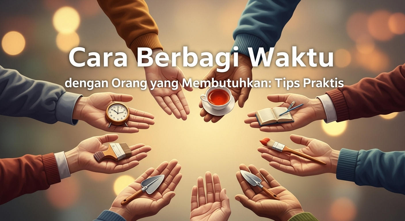 Cara Berbagi Waktu dengan Orang yang Membutuhkan: Tips Praktis