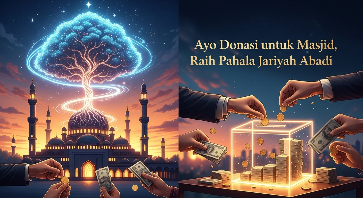 Ayo Donasi untuk Masjid, Raih Pahala Jariyah Abadi