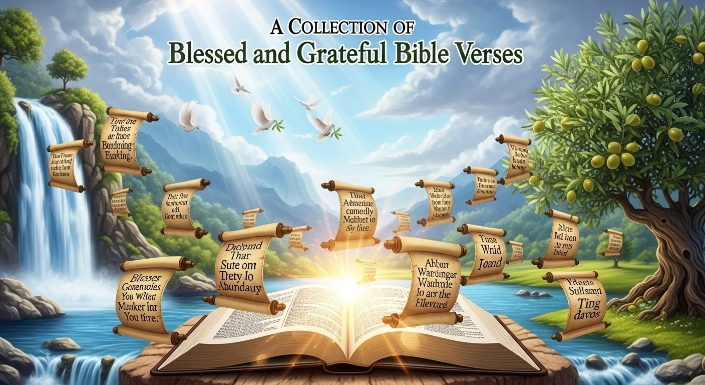 Kumpulan Ayat Alkitab Penuh Berkat dan Rasa Syukur