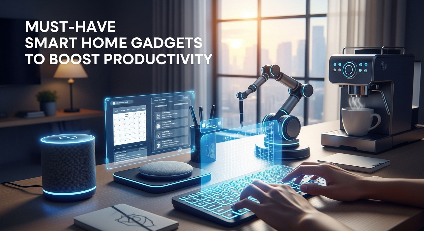 Must-Have Smart Home Gadgets to Boost Productivity