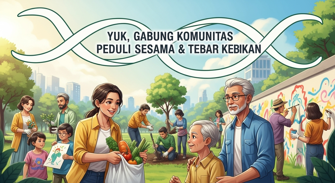 Yuk, Gabung Komunitas Peduli Sesama & Tebar Kebaikan